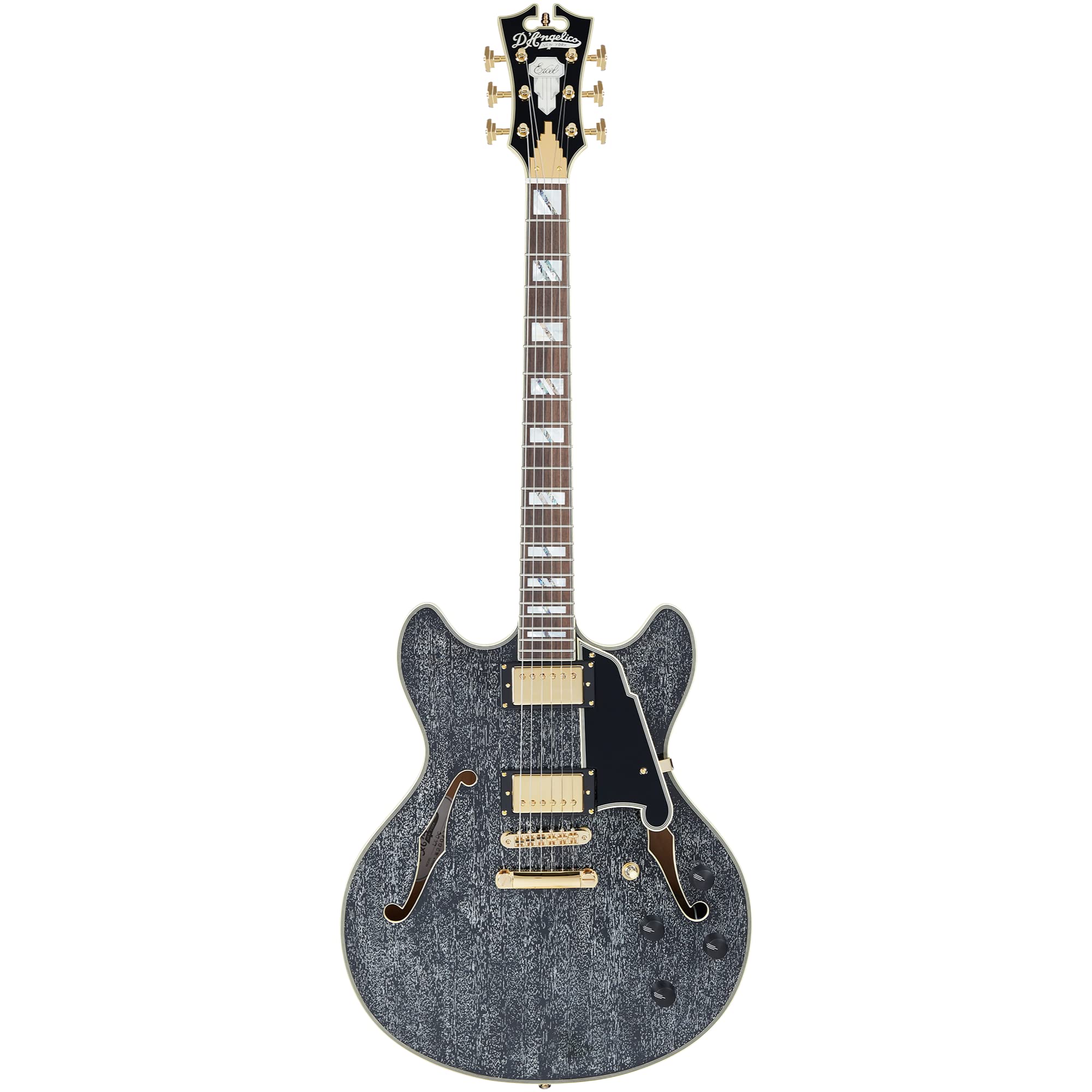 Amazon | D'Angelico Excel DC, Black Dog | エレアコギター | 楽器